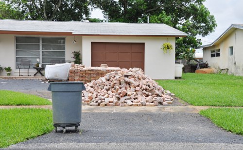 North London residents participating in waste segregation