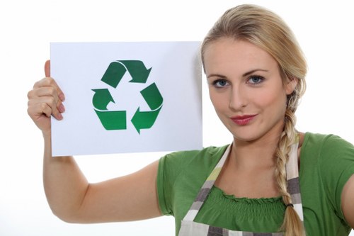 Professional garage clearance service in action